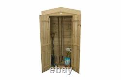 Shiplap Apex Tall Wooden Garden Tool Store Patio Storage Pressure Treated