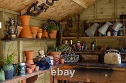 Shiplap PTR 8x6 Apex Wooden Potting Shed Garden Storage 10 Windows T&G Floor