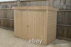 Shiplap Pent Large Wooden Outdoor Garden Tool Mower Store Pressure Treated
