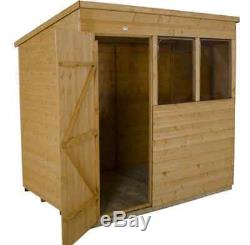 Shiplap Pent Shed 7x5 Garden Outdoor Storage New Tools Wooden Treated heavy Duty