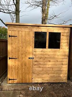 Shiplap Premium Wooden Garden Pent Shed T&g