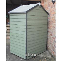 Shire Overlap 4ft x 3ft Wooden Apex Garden Shed