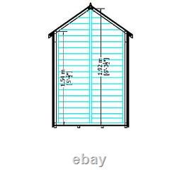Shire Value Overlap 6x4 Wooden shed