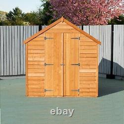 Shire Value Overlap 8x6 Double Door Wooden shed with Window