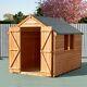 Shire Value Overlap 8x6 Double Door Wooden shed with Window a