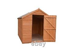 Shire Value Overlap 8x6 Single Door Wooden shed a
