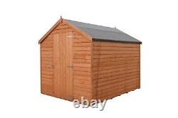 Shire Value Overlap 8x6 Single Door Wooden shed b