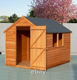 Shire Value Overlap 8x6 Single Door Wooden shed with Window