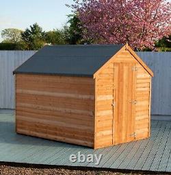 Shire Value Overlap 8x6 Single Door Wooden shed with Window