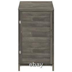 Small Outdoor Wooden Storage Shed For Garden And Patio Durable Solid Fir Wood