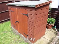 Small Shiplap Timber Wooden Garden Storage Pent Shed Bike Store 6 x 2.6ft