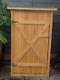 Small Storage Shed Outdoor Patio Unit Wooden Tool Box Garden Cupboard Cabinet