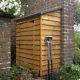 Small Storage Shed Outdoor Wooden Patio Tools Store Box Garden Utility Cupboard