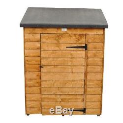 Small Storage Shed Outdoor Wooden Patio Tools Store Box Garden Utility Cupboard