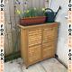 Small Wooden Garden Shed Outdoor Storage Unit Utility Tools Box Patio Cupboard