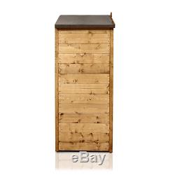 Small Wooden Garden Shed Sentry Storage Durable with Felt Roof & Corners Shelves