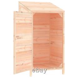 Solid Wood Fir Garden Shed Outdoor Storage House Multi Colours/Sizes vidaXL