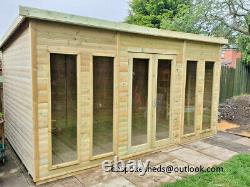 Summer House Shed Garden Office Log Cabin Man Cave Lead Time 10-14 Weeks