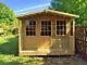 Summer House With Veranda Man Cave Garden Office Shed Tanalised Heavy Duty