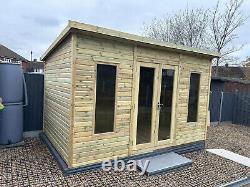 Summerhouse Pent Garden Room Shed Contemporary Tanalised Summer House