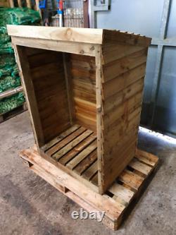 Super Heavy Duty Wooden Timber Log Store Garden Shed £90 Ready Assembled
