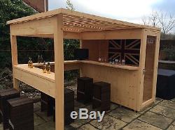 THE SPORTS BAR. GARDEN BAR. GARDEN SHED WITH FREE REMOVABLE SECURITY HATCH