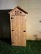 Tall Garden Shed Wooden Narrow Cabinet Tool Storage Box Slim Cupboard Shelter