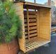 Tanalised Wooden Log Store Wood Firewood Outdoor Garden Storage Logs Shed Heavy