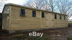 The Malvern 30 x 12 Heavy duty 19mm t&g Apex Shed QUALITY GARDEN BUILDINGS
