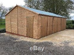Timber garage, Workshop, garden shed, Tractor Shed, Classic Car Garage