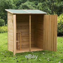 Tool Storage Garden Sheds Cabinet Box Unit Shed Shelves Parts Wooden Toolbox New