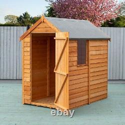 Value Overlap 6x4 Wooden shed with window