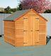 Value Overlap 8x6 Double Door Wooden shed a