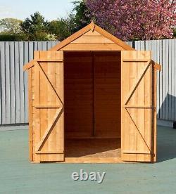 Value Overlap 8x6 Double Door Wooden shed a