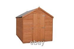 Value Overlap 8x6 Pressure Treated Single Door Wooden shed