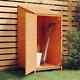 VidaXL Garden Shed Brown 55x52x112 cm Solid Wood Fir UK GF0