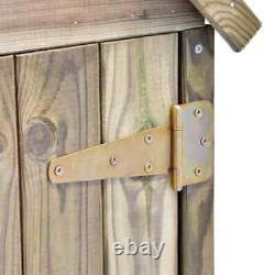VidaXL Wooden Garden Tool Shed with Door Impregnated Pinewood Garden House