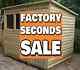 WOODEN GARDEN HUTS STORAGE WOOD PENT SHEDS TIMBER SHED TANALISED PENT FULLY T&G