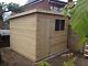 WOODEN GARDEN SHED 10X6 PRESSURE TREATED TONGUE AND GROOVE PENT SHED