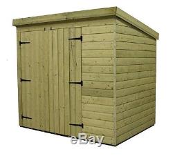 Wooden Garden Shed 8x4 7x5 8x8 Pressure Treated Tongue And Groove Pent Shed
