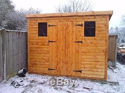 Wooden Garden Shed 8x8 Or 10x6 13mm T/g 2x2 Cls Frame 1 Thick Floor
