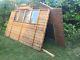 WOODEN GARDEN SHED, DOUBLE DOOR, WITH WINDOW, 10ft x 6ft Used