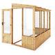 WOODEN LEAN TO GREENHOUSE GARDEN SHED PENT TIMBER POTTING SHEDS PENT 8FT 4FT 8x4