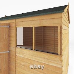 Waltons 10x6 Garden Shed Wooden Reverse Apex Overlap Window Storage Shed 10ft6ft