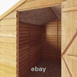 Waltons 7x5 Wood Garden Shed Overlap Apex Single Door Windowless Storage 7ft 5ft