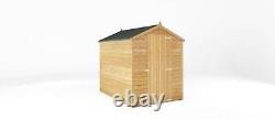 Waltons 7x5 Wood Garden Shed Overlap Apex Single Door Windowless Storage 7ft 5ft