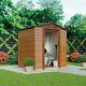 Waltons Apex Metal Shed 5x6-8x8ft Wood-Effect Garden Storage Foundation Kit NEW