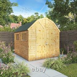 Waltons Dutch Barn Workshop Shed Shiplap Garden Wooden Storage Shed 10x8 10f 8ft