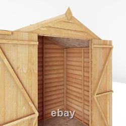 Waltons Garden Shed Overlap Apex Windowless Wooden Storage Shed 4 x 6 4ft x 6ft