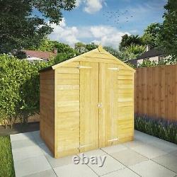 Waltons Garden Shed Overlap Apex Windowless Wooden Storage Shed 4 x 6 4ft x 6ft